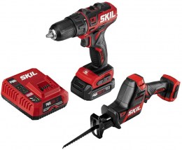 Kit Taladro atornillador sin escobillas PWRCore+Sierra de Sable Compacta SKIL